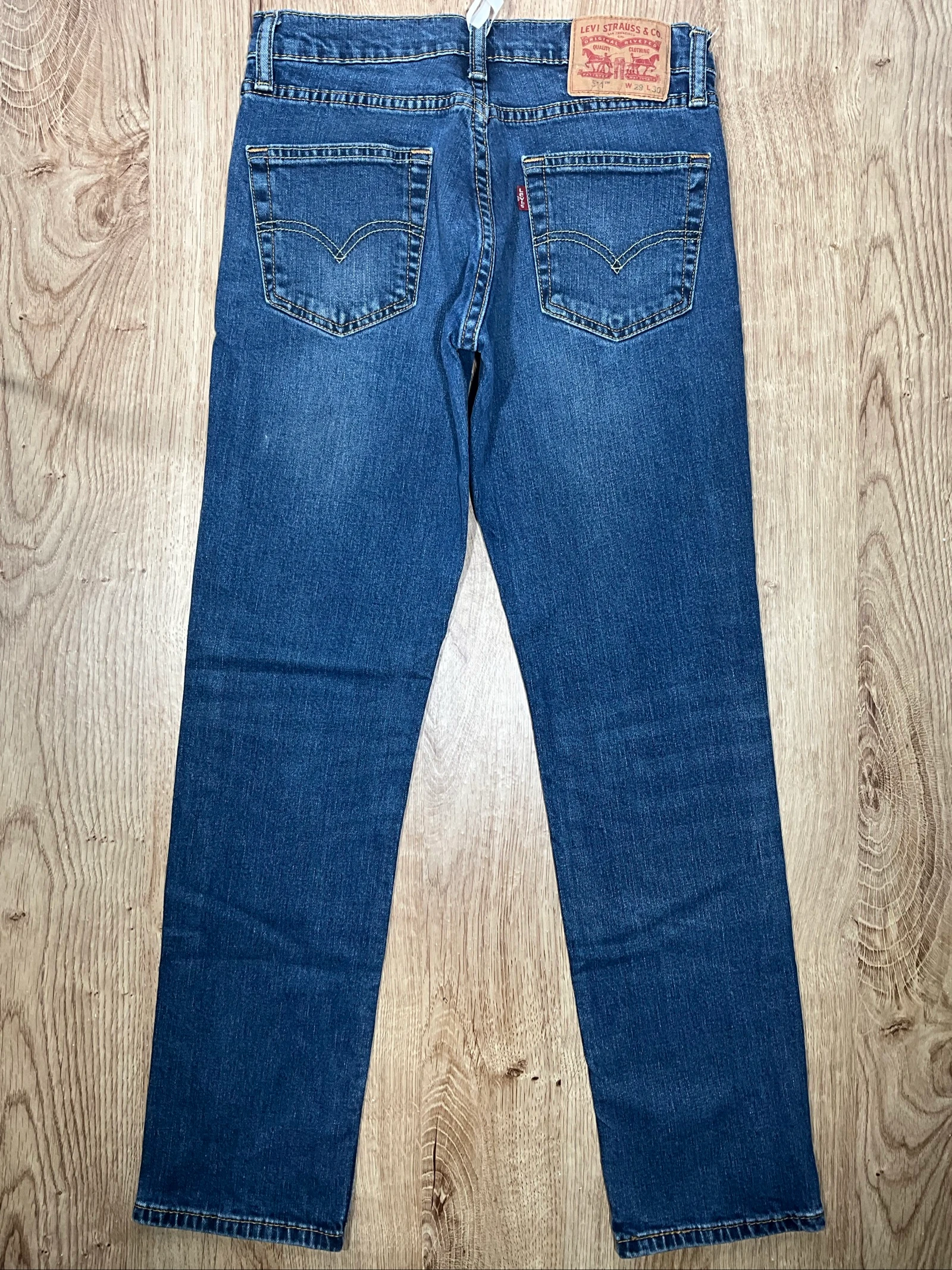 Jeans Levi's 511 Slim W28 L30 Denim Preppy 99% Algodón Azul Índigo lvh 228 – photo 5